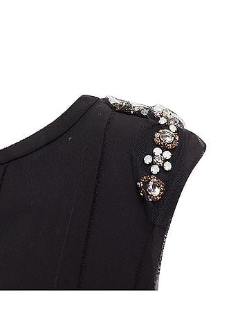 Lanvin Lanvin Cotton Crystal Belted Dress (view 2)