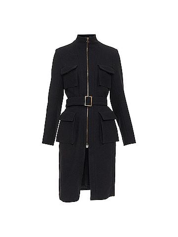 Lanvin Lanvin 2003 Wool Belted Long Coat (view 1)