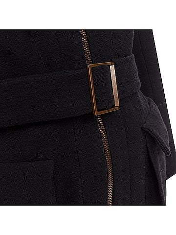Lanvin Lanvin 2003 Wool Belted Long Coat (view 2)