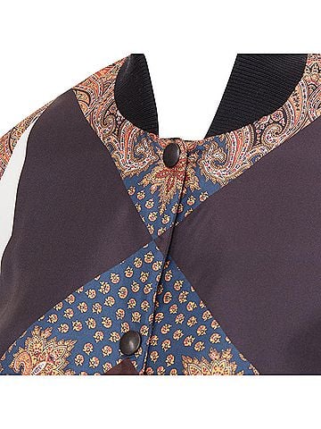 Givenchy Givenchy 2013 Silk Teddy Bomber Jacket (view 2)