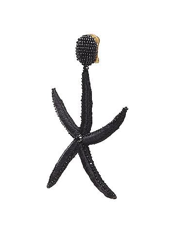 Oscar De La Renta Oscar De La Renta Starfish Bead Clip Earrings (view 1)