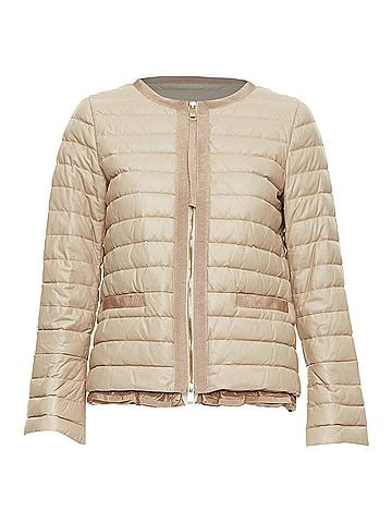 Moncler Moncler Leather Down Lightweight Puffer (view 1)