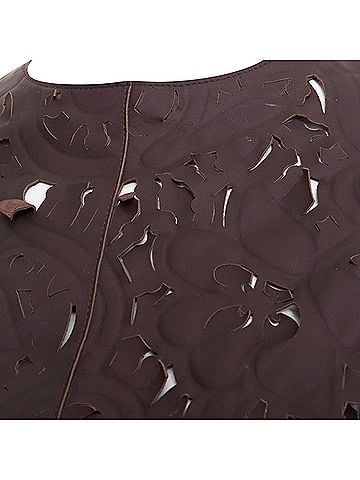 Carven Carven Laser Cut Leather Top (view 2)