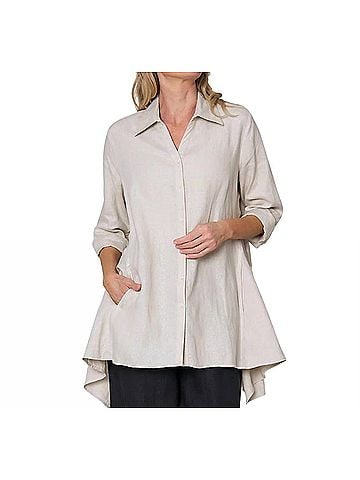 Stella Carakasi True Form Shirt in Flax (view 2)