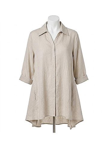 Stella Carakasi True Form Shirt in Flax (view 1)