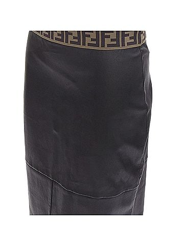 Fendi Fendi Monogram Leather Pencil Skirt (view 2)