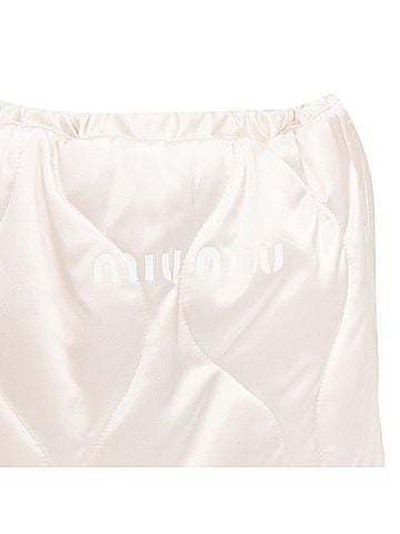 Miu Miu Miu Miu 2021 Quilted Nylon Wide Pants (view 2)