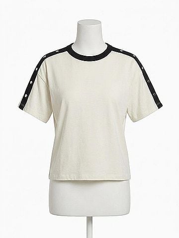 NATION LTD Ada Tee in White (view 1)