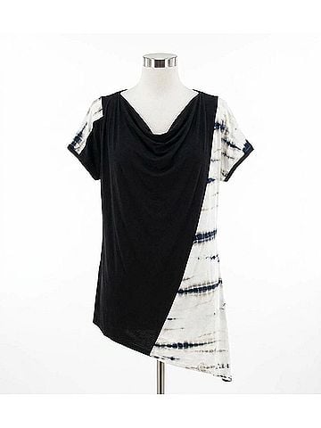 Stella Carakasi Island Hopper Top in Black-Tie Dye Birch (view 1)