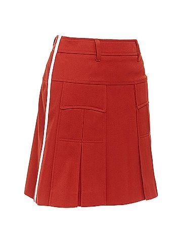 Prada Prada 2019 Wool Pleated Mini Skirt (view 1)