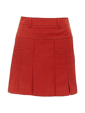 Prada Prada 2019 Wool Pleated Mini Skirt (view 2)