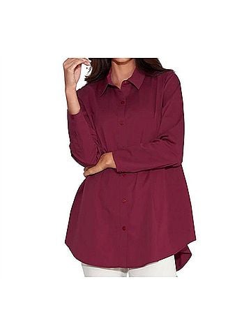 Stella Carakasi Prime Time Tunic in Magenta (view 2)