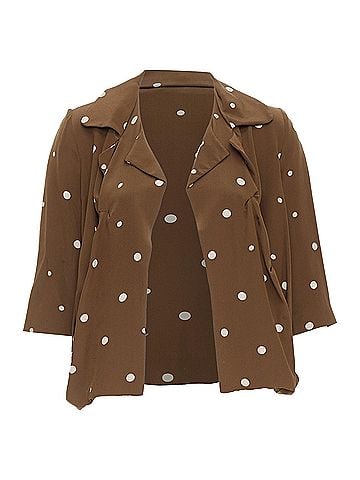 MARNI Marni 100% Silk Polka Dot Relaxed Blazer (view 1)