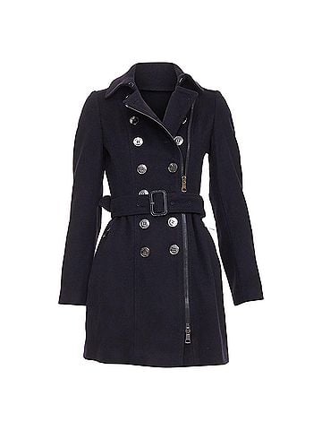 Burberry Burberry Wool Cashmere Trench Coat (view 1)