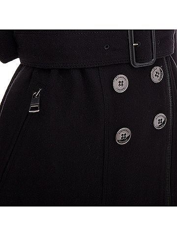 Burberry Burberry Wool Cashmere Trench Coat (view 2)