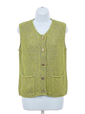 Tribal Sweater Vest in Kiwi Zest (view 1)