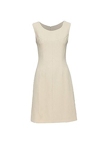 Dolce & Gabbana Dolce Gabbana Wool Twill Minimal Dress (view 1)