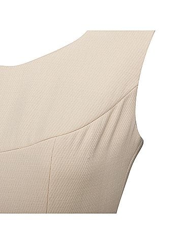 Dolce & Gabbana Dolce Gabbana Wool Twill Minimal Dress (view 2)