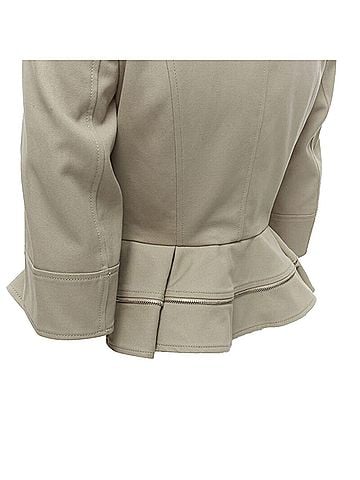 Alexander McQueen Alexander Mcqueen Peplum Utility Jacket (view 2)