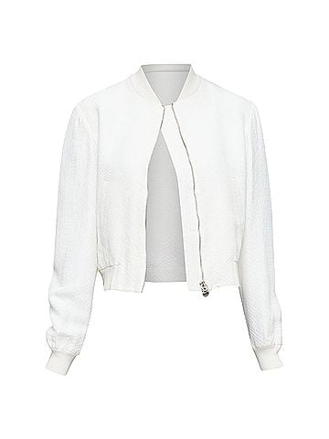 Stella McCartney Stella Mccartney Jacquard Cropped Bomber (view 1)