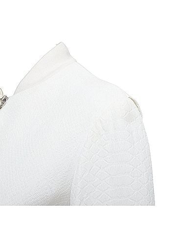 Stella McCartney Stella Mccartney Jacquard Cropped Bomber (view 2)