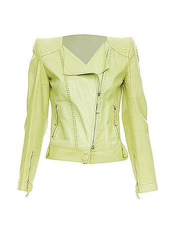 Roberto Cavalli Roberto Cavalli Leather Moto Biker Jacket (view 1)