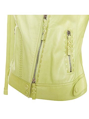 Roberto Cavalli Roberto Cavalli Leather Moto Biker Jacket (view 2)