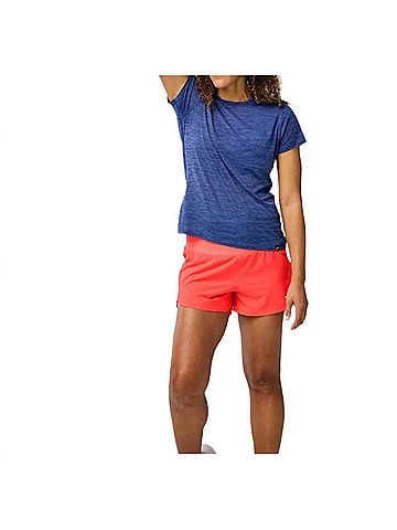 Brooks Luxe Short Sleeve Shirt in Heather Midnight (view 2)