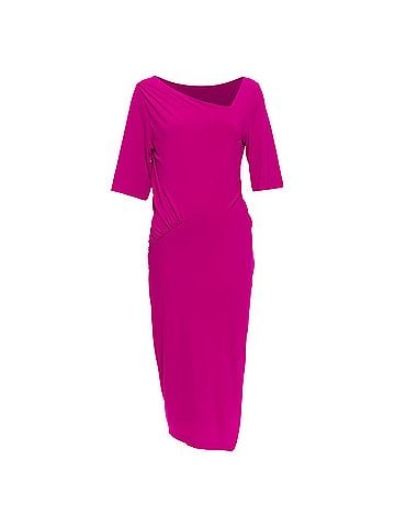 Donna Karan New York Donna Karan Asymmetric Tuck Draped Dress (view 1)