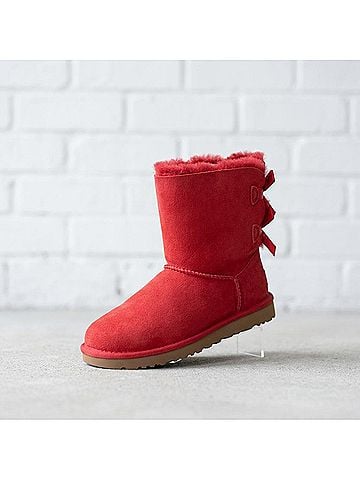 Ugg Toddler Bailey Bow Ii Boot 9 Mo in Ribbon Red (view 1)