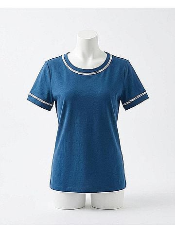 Lilly Pulitzer Clairmont Ladder Lace Knit Top in Starlight Navy (view 1)