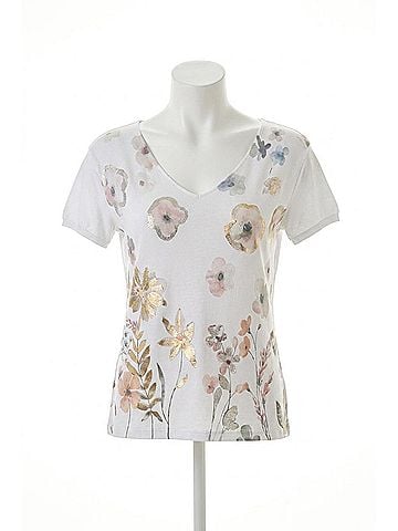 Frank Lyman Design Women's Knit Top in White (view 1)