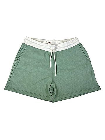 Bally Women's Pull On Drawstring Shorts in Laguna/Bone (view 2)