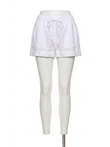 L Space Lia Linen Shorts in White (view 1)