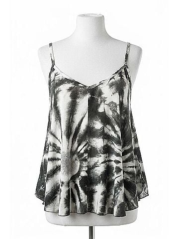 Tempo Paris Dip Dye Camisole in Black And White (view 1)