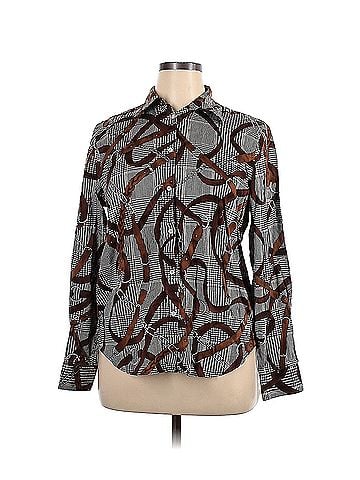 Lauren by Ralph Lauren Lauren By Ralph Lauren Long Sleeve Button Down Shirt (view 1)