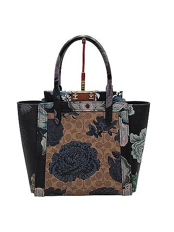 Coach x Kaffe Troupe Tote Leather Tote (view 2)