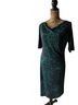 BCBGMAXAZRIA Animal Print Green Black T-Shirt Size L - photo 1