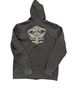 Harley Davidson Gray Orange Sweatshirt Size L - photo 2