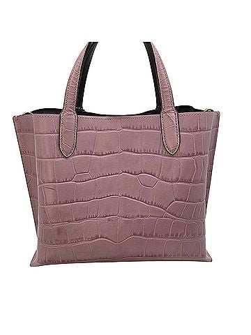 Coach Willow 24 Ice Purple Leather Tote (view 2)