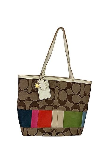Coach Leather Tote (view 1)