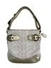 Coach White Gold Leather Shoulder Bag One size - photo 1