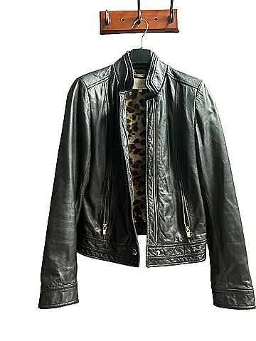 Laundry by Shelli Segal Leather Jacket (view 1)