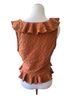 Astr Brown Sleeveless Blouse Size M - photo 2