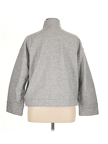 Madewell Madewell Relaxed Mockneck Knit Jacket (view 2)