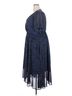 BLOOMCHIC 100% Polyester Polka Dots Blue Bloomchic Casual Dress Size 22 - photo 4