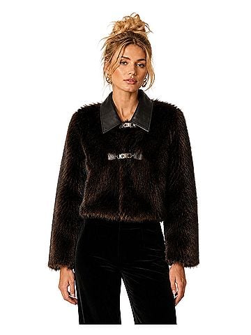 Alice + Olivia Faux Fur Jacket (view 1)