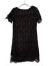 Lapis 100% Polyester Black Cocktail Dress Size L - photo 2