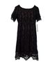 Lapis 100% Polyester Black Cocktail Dress Size L - photo 1