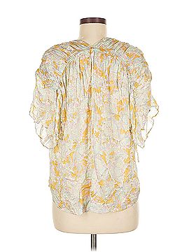 Vince. Vince. Short Sleeve Silk Top (view 2)